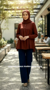 Blaus Pejabat Shirt For Women Baju Wanita BLOUSE CEY IRONLESS MURAH