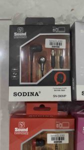 [100% ORIGINAL & JERNIH] sodina sound earphones / headset / headphone / hands free comfortably in-ear SN-390 MP