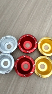 jalu as roda depan model mangkok full cnc import premium (harga sepasang)