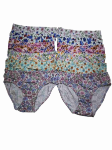 6pcs/12pcs Girls Cotton Blend Floral Panties Bundle 👧 | Soft Printed Briefs 8-11Y 12-15Y 16-18Y | Cute Colorful Everyday Underwear