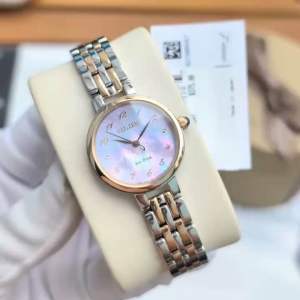 Đồng Hồ Nữ Citizen L EM0996-84Y Eco-Drive Size 27.7 MOP Sapphire Arabic Demi