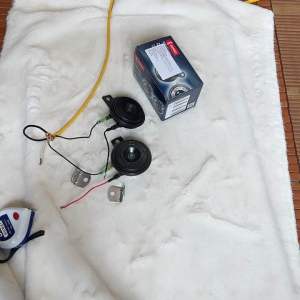 Cặp còi đĩa DENSO chính hãng. Kèn đĩa Denso 12v indonesia