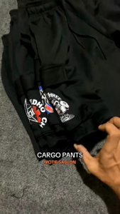 Celana Cargo Pendek Pria Santai Boardshot Distro Wanita Kantong 3