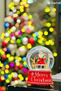 Christmas double curtain non ring suksukan for window
