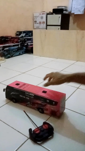 Mainan miniatur bus remot kontrol baterai cas telolet basuri tunggal jaya blackpink