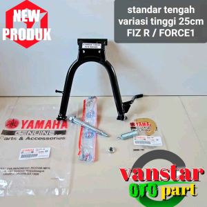 Standar Tengah FIZ R FIZR F1Z Force1 Vega Lama Alfa Untuk Pemakaian Ban Besar Warna Hitam