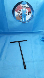 Manong Shop Flyman T Wrench 10Mm Chrome Vanadium Steel High Quality Mechanics Tool for Repair and Maintenance