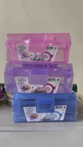 กล่องพลาสติกเอนกประสงค์ มีหูหิ้ว สำหรับใส่ของต่างๆได้