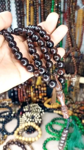 Tasbih 165 butir kayu galih asem ukuran (7mm) zikir tqn suryalaya 165