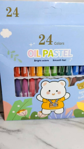 Crayon Mewarnai Oil Pastel 24 Warna