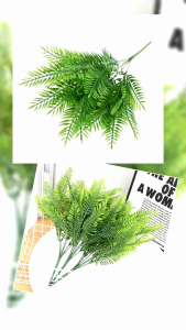 Pakis Palem AL33 Daun Plastik Mini Palm Dekorasi Indoor Hiasan Meja Kafe Rumah