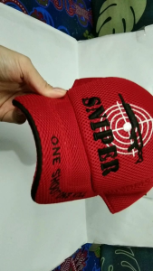Topi Sniper Pria Merah Keren Tactical Outdoor Distro Militer GILBERT ARMY STORE Aksesoris Fashion