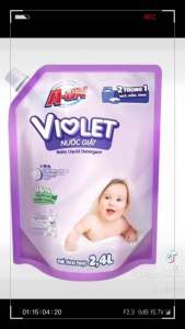 Nước Xả Vải DLY Túi 24 lít mềm vải khử mùi  hương thơm dịu nhẹ