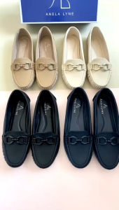 SEPATU SANDAL WANITA IMPORT TERBARU MURAH/ANELA LYNE AZZURA FLAT SHOES ANEA014-1