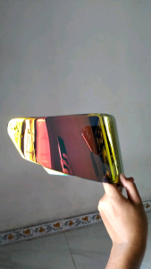 Kaca Visor Flat Iridium Norisk Untuk Fullface KYT TTC