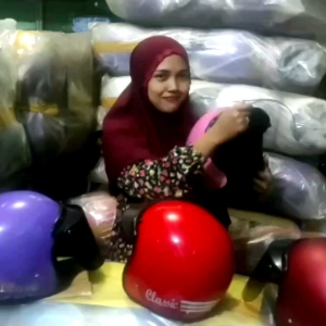 Helm Bogo Classic Full Leher Sudah SNI kaca Flat Injak dan Cembung Retro