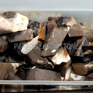 BATU ASLI Bongkahan Batu Lempengan Akik Yaman Wulung Cibeet