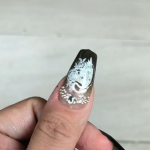 (FREE TOOLKIT) 10 PCS PRESS ON NAILS. HANDMADE NAILS SIZE M