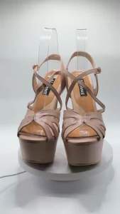 Elegant Pageant Heels 8inches black and nude color available size 35-40