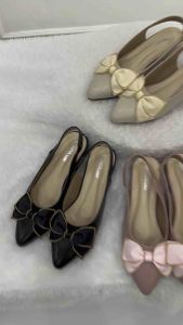 Sepatu tali pita wanita 2 cm bahan Dove Dearva Lusica Import premium
