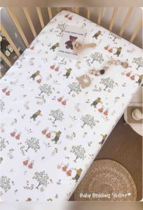 ผ้าปูที่นอนเด็กสั่งทำตามขนาด ผ้าปูที่นอนรัดมุมเตียงเด็ก ผ้าปูที่นอนเตียงเด็ก ผ้าปูที่นอนเด็ก ผ้าปูเตียงเด็ก cribsheets