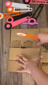 Cardboard Perforator Set 3D Printed