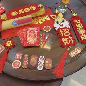 60pcs Transparent Removable Double Sided Tapes Waterproof Chinese New Year Self-Adhesive Tapes Multifunctional Seamless