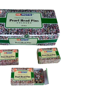 Jarum Pentul Ne Moto 4cm Pearl Head pins Isi 100pcs