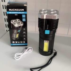 Đèn Pin Siêu Sáng Cầm Tay Chắc Chắn sử dụng sạc usb ( TẶNG DÂY SẠC)