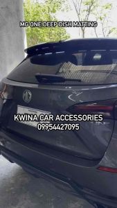 MG ONE MATTING AND MG ONE TRUNK TRAY