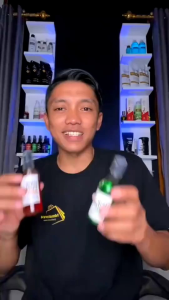 Paket 2 varian EXTRA GINGSENG + ALOEVERA HAIRTONIC Fresh Vitamin dan penumbuh rambut dan meluruskan rambut (htc-02)