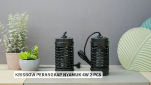 Perangkap Nyamuk Krisbow Set 2 Pcs 4 Watt Mosquito Killer