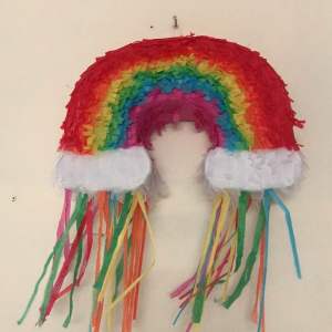 Pinata cầu vồng Rainbow - Trò chơi đập kẹo sinh nhật cho bé