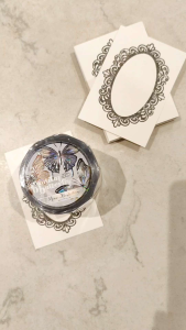 Fairy Lights Journal - READY STOCK/ art journaling/ scrapbook deco/ Meow Illustration: Beautiful Butterfly PET tape with crystal effect