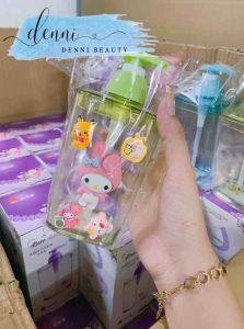 Bình chiết mỹ phẩm cao cấp 420ml chiết kem mỹ phẩm dầu gội sữa tắm xà phòng - mỹ phẩm Denni