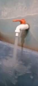 Kran Air Jumbo 1/2 inch PVC Plat Besi Kran Taman 1/2inch Drat Kuningan