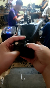 sarung tangan waterproff anti air sarung tangan kulit motor pria elastis garis dua