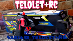 Miniatur Bus Viral Telolet Basuri STJ DRAKA Variasi