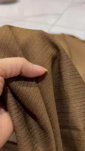 Vải Quần Tây Nam Nữ-May Đầm Váy Vest màu nâu(khổ 1m5)dày vừa mềm co giãn form đứng mặt vải mịn đẹp