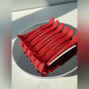 กิ๊ฟโทนี่ สีดำ และ แดง กิ๊ฟแบ่งผม กิ๊บ กิ๊ฟหนีบผม 2 ส่วน คู่แดง