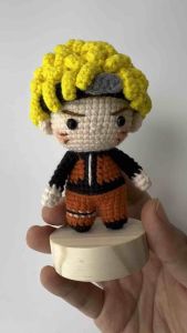 Ninja Doll Crochet Naruto keychain Japanese anime doll Ninja doll collectors anime figurines souvenir dollgift for him