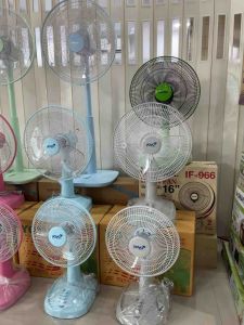 YOYO พัดลมตั้งโต๊ะ 12 นิ้ว รุ่น SM12-01(ใบพัดสีใส)/SM12-02(ใบพัดสีขุ่น) (คละสี)