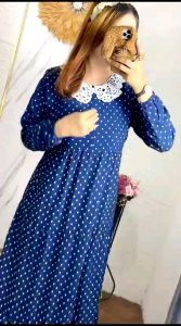 Gamis polka renda gamis premium gamis kekinian