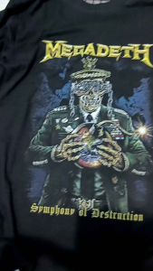 KAOS BAND MEGADETH 100% COTTON