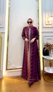 Gamis Annemarie Motif Simpel Produk Amore By Ruby Edisi Zahra Dress