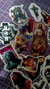 50pcs Jesus Christ Stickers Pack | Christian Catholic Stickers | Waterproof Vinyl & Photo Stickers