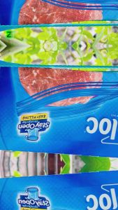 Auth Mỹ] Túi trữ thực phẩm đông lạnh Ziploc Freezer Gallon | Hộp 34 cái 26.8 x 27.3 cm.