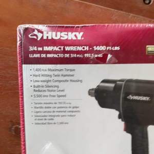 Husky 1400 Ft./ Lbs.3/4 In.impact Wrench