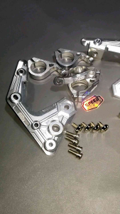 breket set kupingan lampu tutto racing cnc set baud 4pcs as 30mm pnp rxking rxk rxs