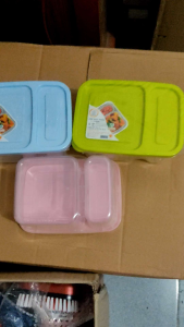 Hộp đựng đồ ăn 2 ngăn tiện dụng hàng Cao cấp việt nhật